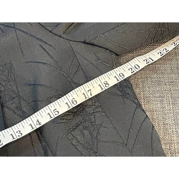 MIX by Tahari ASL Black Textured Shiny Single Button Blazer Sz 10 - Picture 10 of 12